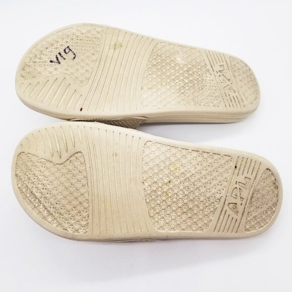 APL Techloom Slides Sandals Slipper Women's Size 6 Parchment Comfort Comfy $130 - Picture 10 of 14